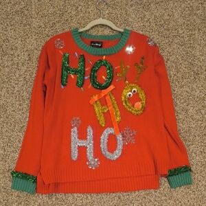 Festive Red Holiday Sweater